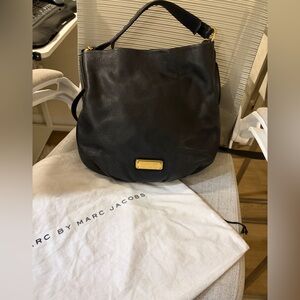 Marc by Marc Jacobs Black Leather Hobo Bag